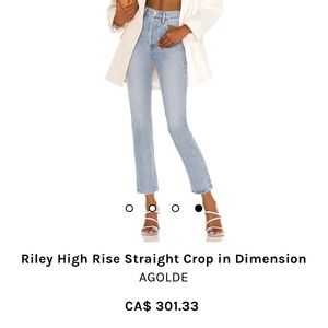 Agolde Riley jeans